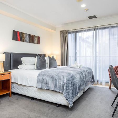 Highrise Studio Apartment W/ Ac, Pool & Gym In Auckland Cbd Zewnętrze zdjęcie