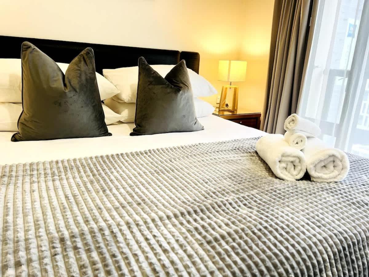Highrise Studio Apartment W/ Ac, Pool & Gym In Auckland Cbd Zewnętrze zdjęcie