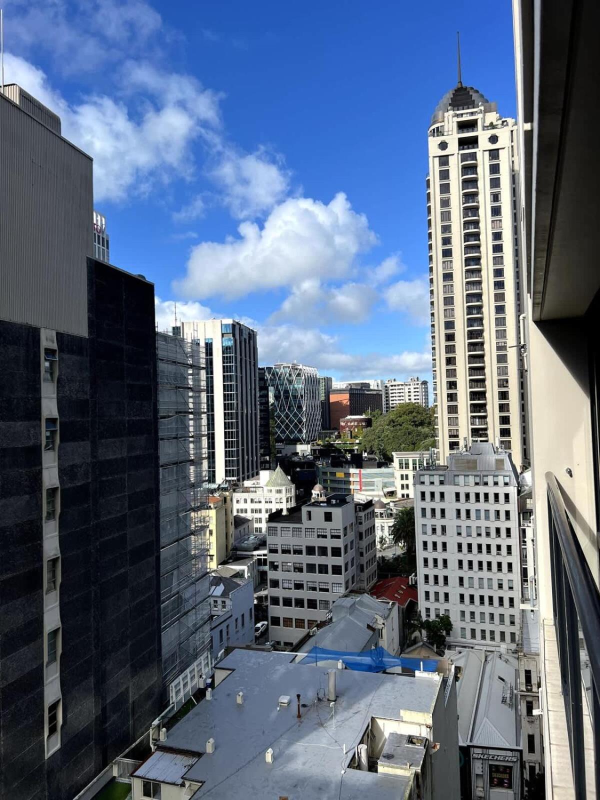 Highrise Studio Apartment W/ Ac, Pool & Gym In Auckland Cbd Zewnętrze zdjęcie