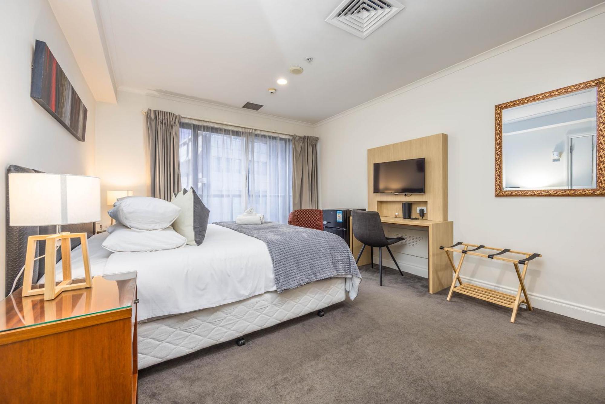 Highrise Studio Apartment W/ Ac, Pool & Gym In Auckland Cbd Zewnętrze zdjęcie